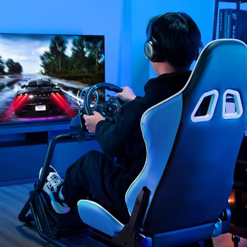 ARES WING Racing Simulator Cockpit with Monitor Mount and Seat P60837