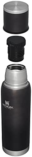 Stanley Adventure-To-Go Vacuum Bottle 25 oz Wide Mouth Insulated Stainless Steel Thermos, Blue Glow D5617