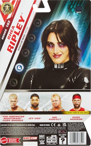 Mattel WWE Rhea Ripley Action Figure Main Event Series 6-Inch Collectible T5074