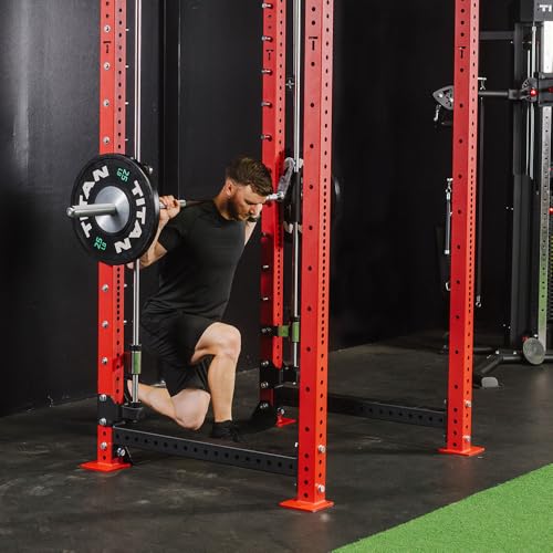 Titan Fitness X-3 Series 80" Smith Machine Power Rack Attachment with Olympic Bar J380530