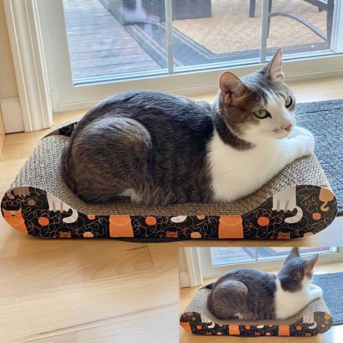 Evelots Cat Scratching Pad Durable Cardboard Lounge for Indoor Cats Y9828