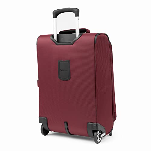 Travelpro Maxlite 5 Softside Expandable 2 Wheel Carry-On Luggage, Burgundy, 22-Inch Q6258