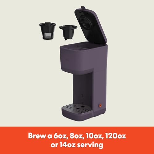BELLA Single Serve Coffee Maker, K Cup & Ground Compatible, Auto Shutoff X237