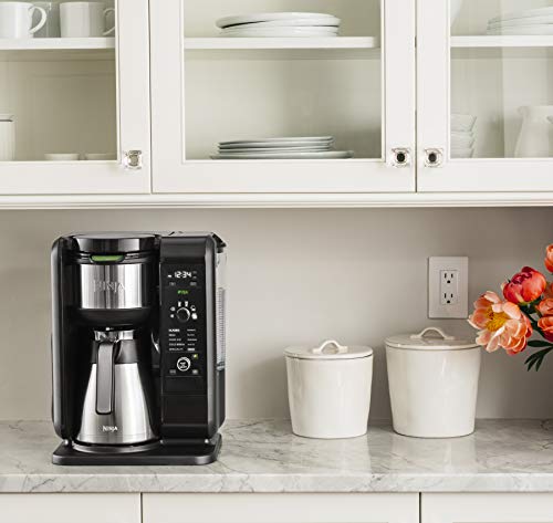 Ninja Hot and Cold Brewed System, Tea & Coffee Maker, 50 oz Thermal Carafe, Black B9176