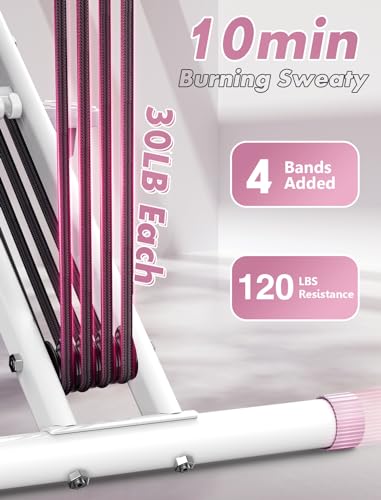 Sportsroyals Squat Machine for Home, Foldable Exercise Equipment with Adjustable Resistance O7532