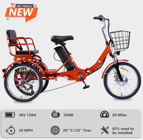 Adult Electric Tricycle 3 Wheel Bike for Adults A10327