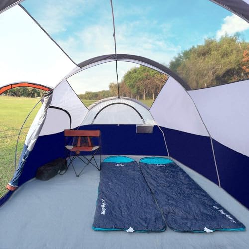 CAMPROS CP Tent 8 Person Weather Resistant Family Camping Tent with Carry Bag Z5924