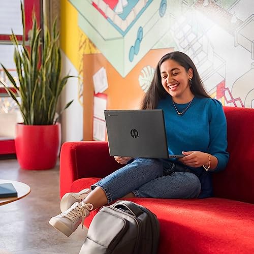 HP 2023 Chromebook 14 Inch Laptop, Intel Celeron, 4GB RAM, 64GB eMMC, Gray B2925
