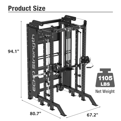 Commercial Functional Trainer Cable Machine with Dual Weight Stacks E209