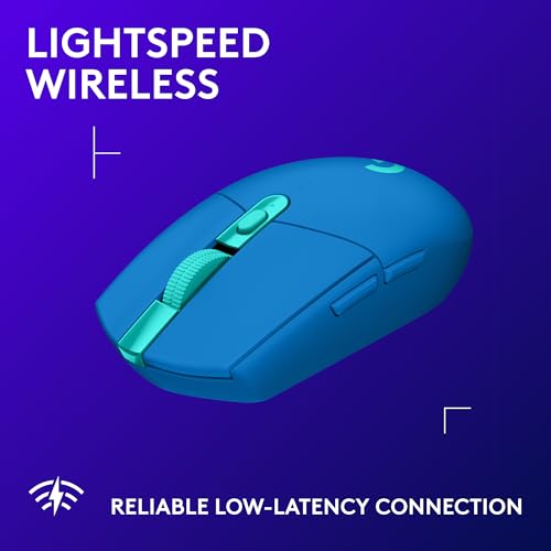Logitech G305 LIGHTSPEED Wireless Gaming Mouse, Hero 12K Sensor, Black O4133