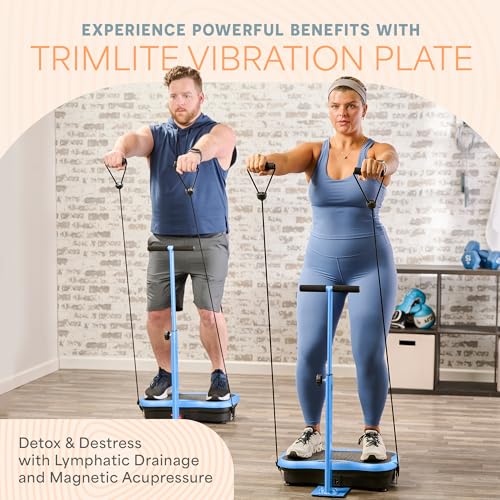 Lifepro TrimLite Vibration Plate Exercise Machine with Handlebars Q15746