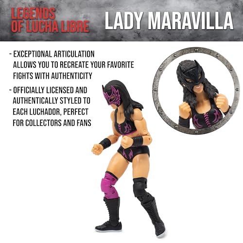 Boss Fight Studio Legends of Lucha Libre Premium Laredo Kid Action Figure 1:12 G28615