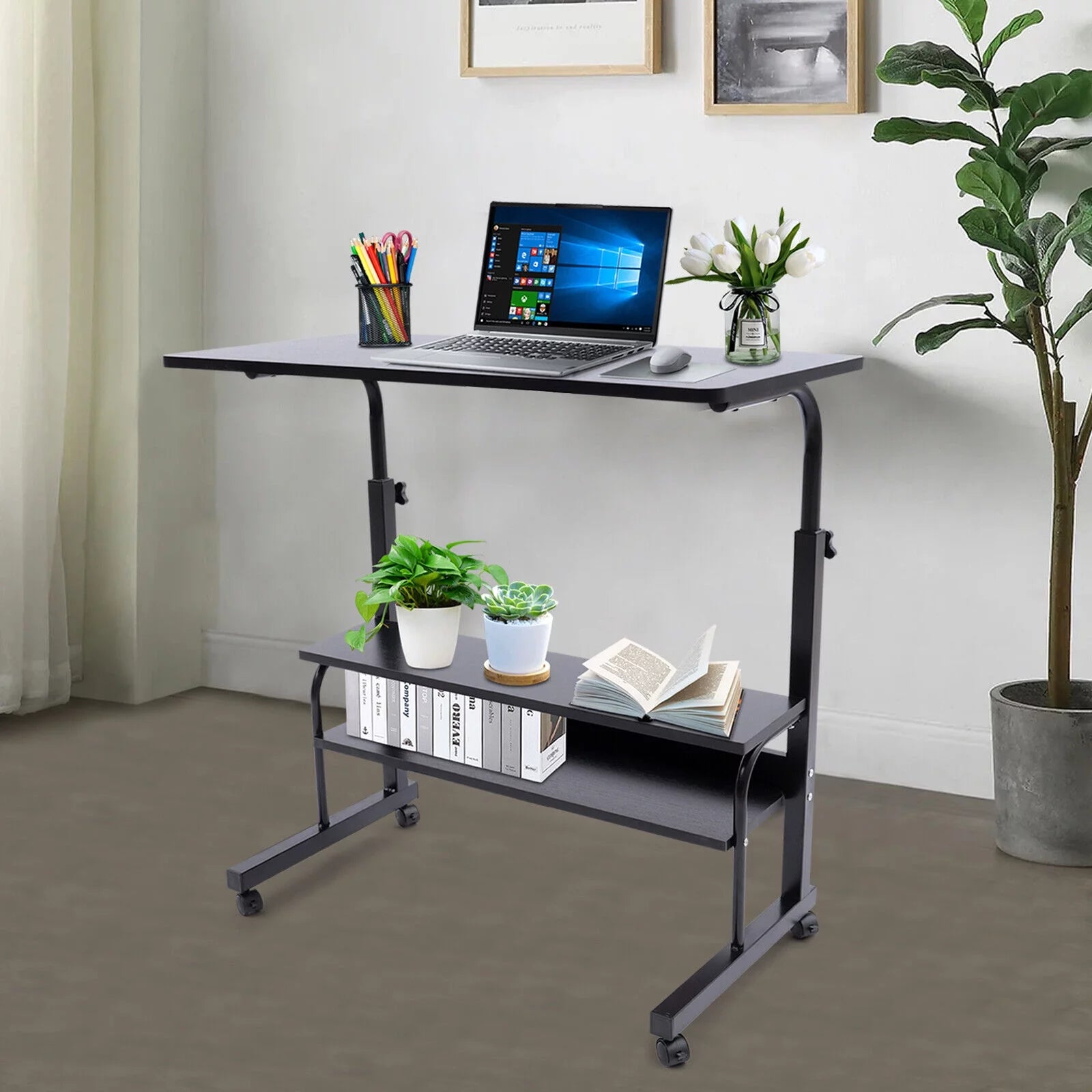 TFCFL Adjustable Height Desk with Wheels P625