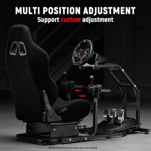Dardoo G29 Racing Simulator Cockpit with Adjustable Race Seat R20572