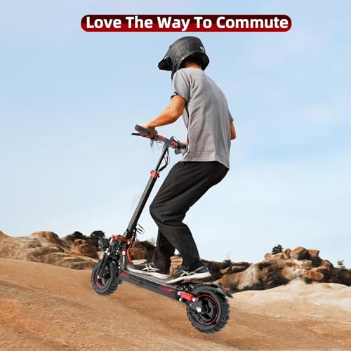 Electric Scooter Adults, 11" Off-Road Tires, 48V Battery, 1200W Motor, Folding Commuter Z198