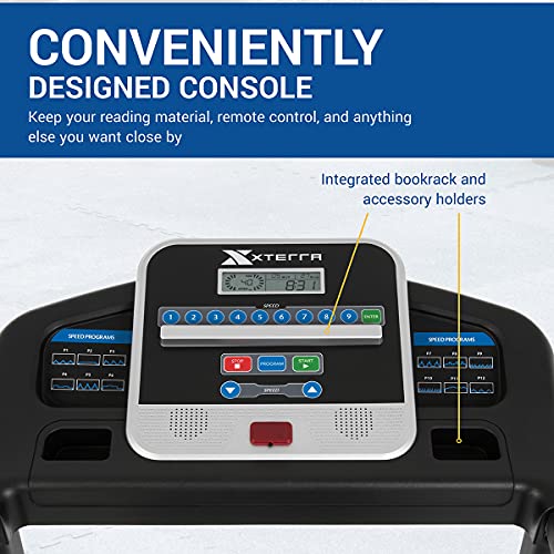 XTERRA Fitness Folding Smart Treadmill, 250+ LB Capacity S290