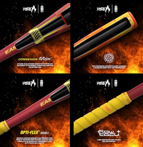 Easton Hype FIRE Baseball Bat USSSA 2 3/4" Barrel 2 Pc. Composite S854
