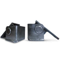 Heavy Duty 2Pcs Dump Truck Trailer Body Hinges - Greasable Weld-On Solid Steel Dump Trailer Hinges