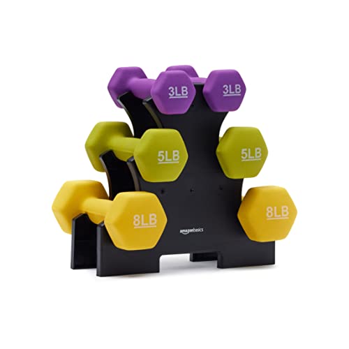 Amazon Basics Neoprene Dumbbell Hand Weights G9434