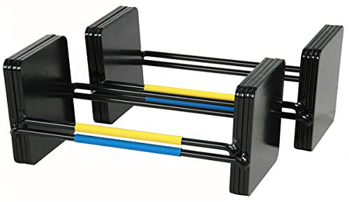 PowerBlock Elite EXP 70-90 lb. Dumbbell Kit, Stage 3 Expansion, Black Y58732