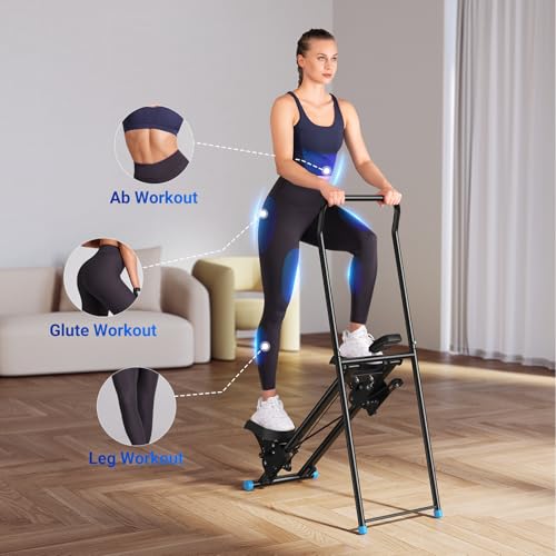 MERACH Stair Stepper for Home Gym, Vertical Climber Machine with Adjustable Handlebar P988