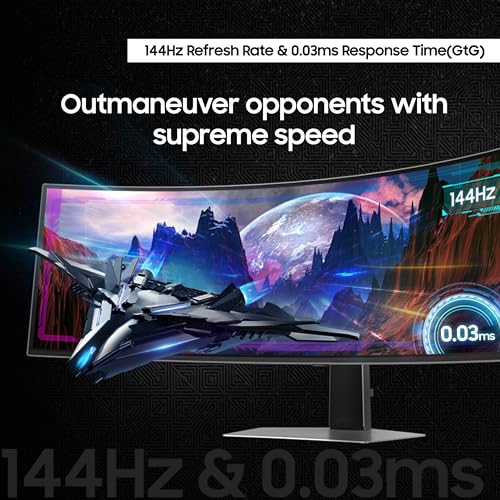 Samsung 49" Odyssey OLED G9 G91SD Dual QHD Curved Gaming Monitor V138