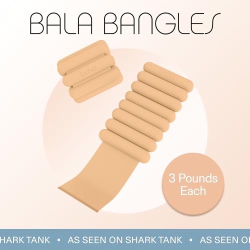 Bala Bangles Wrist & Ankle Weights Adjustable Silicone Set for Women Men Y10032