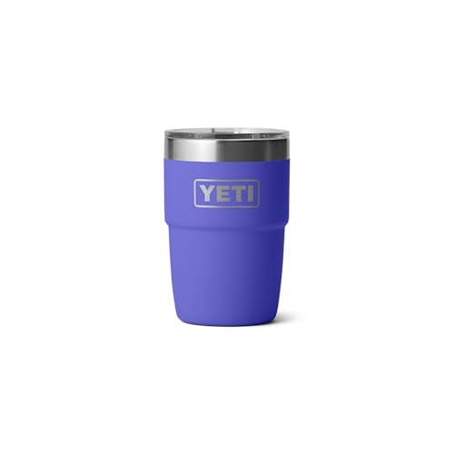 YETI Rambler 8 oz Stackable Cup, Stainless Steel, Vacuum Insulated with MagSlider Lid S120489