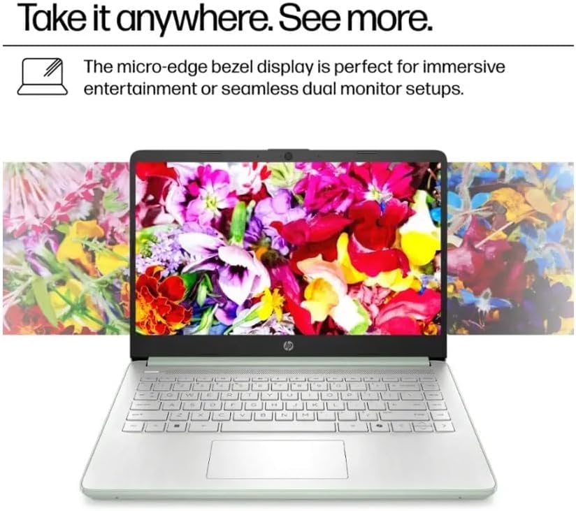 HP 14" Student Laptop, Intel N150, 16GB RAM, 256GB Storage, Win11, Natural Silver O471033