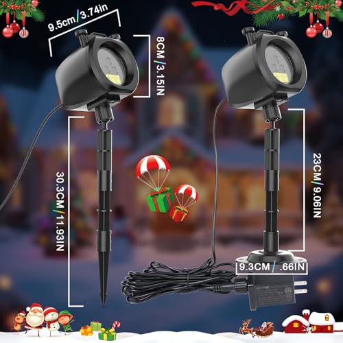 Halloween Christmas Laser Lights Projector Outdoor with Remote Z866