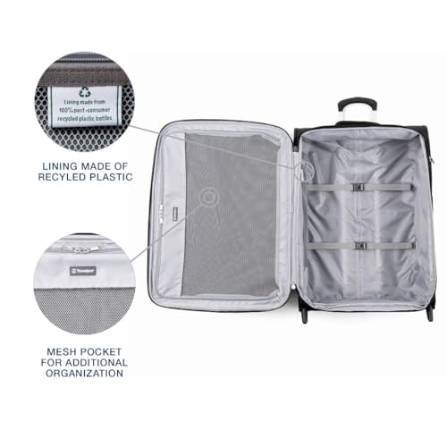 Travelpro Maxlite 5 Softside Expandable 2 Wheel Carry-On Luggage, Burgundy, 22-Inch Q6258