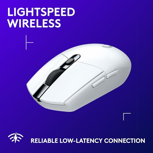 Logitech G305 LIGHTSPEED Wireless Gaming Mouse, Hero 12K Sensor, Black O4133