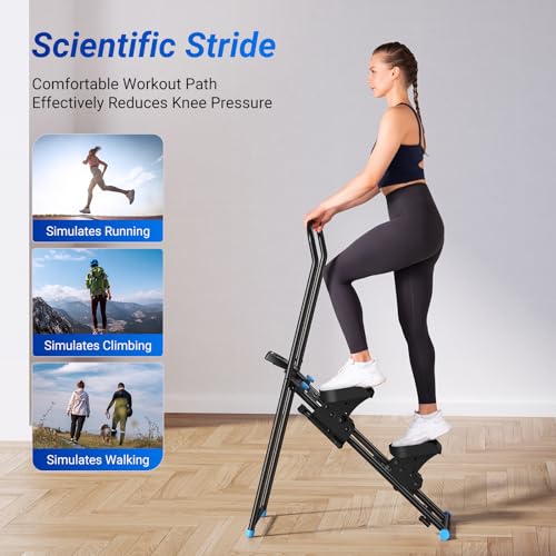 MERACH Stair Stepper for Home Gym, Vertical Climber Machine with Adjustable Handlebar P988