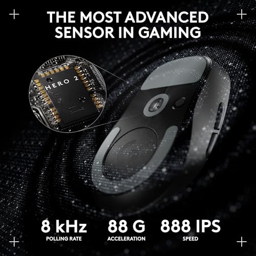 Logitech G PRO X Superlight 2 DEX Wireless Gaming Mouse, 60g, White D21215