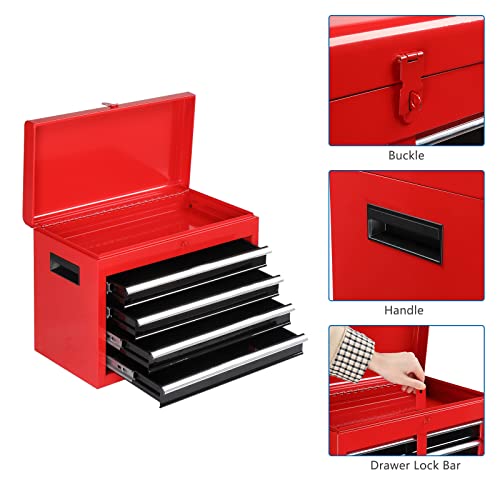 TUFFIOM 5-Drawer Rolling Tool Chest with Lockable Wheels X4579