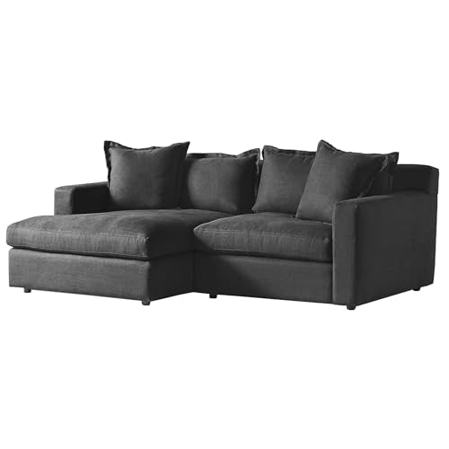 L-Shaped Chaise Sectional Sofa in Beige N29600