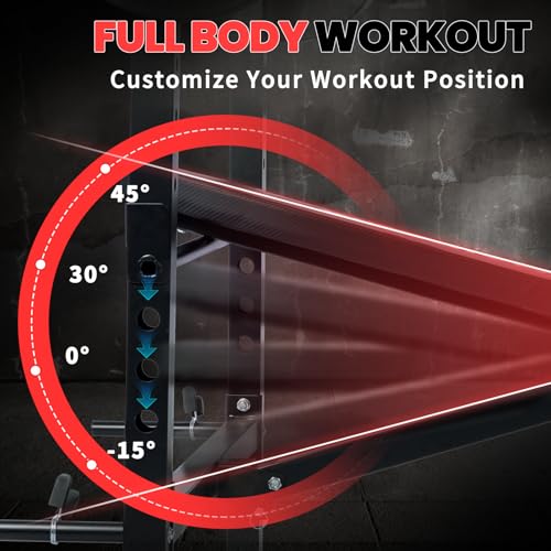 1500LBS 8-in-1 Olympic Weight Bench with Leg Extension & Preacher Curl A945