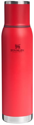 Stanley Adventure-To-Go Vacuum Bottle 25 oz Wide Mouth Insulated Stainless Steel Thermos, Blue Glow D5617