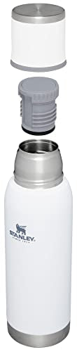 Stanley Adventure-To-Go Vacuum Bottle 25 oz Wide Mouth Insulated Stainless Steel Thermos, Blue Glow D5617