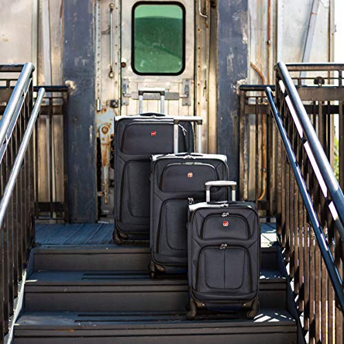 SwissGear Sion Softside Expandable Luggage, Black, 29-Inch C81483