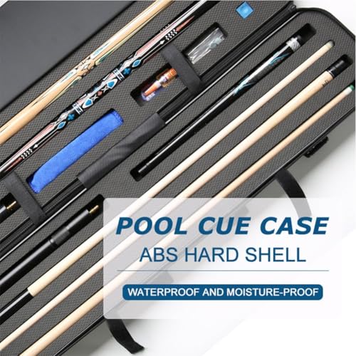 ABS Hard Pool Cue Case 2x3 for 1/2 Cues C251