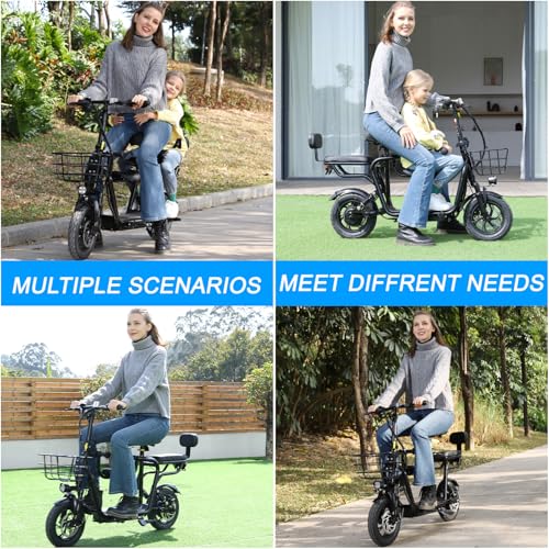 Electric Scooter with Seat for Adult, 350W Motor, 20 Mile Range C382991