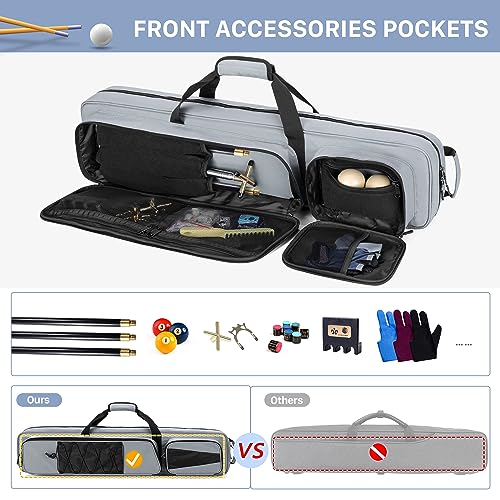 4x5 Pool Cue Case with Shoulder Strap B124