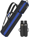 Pool Cue Case 4x5 with Pockets, Soft Padded Billiard Cue Bag A2212