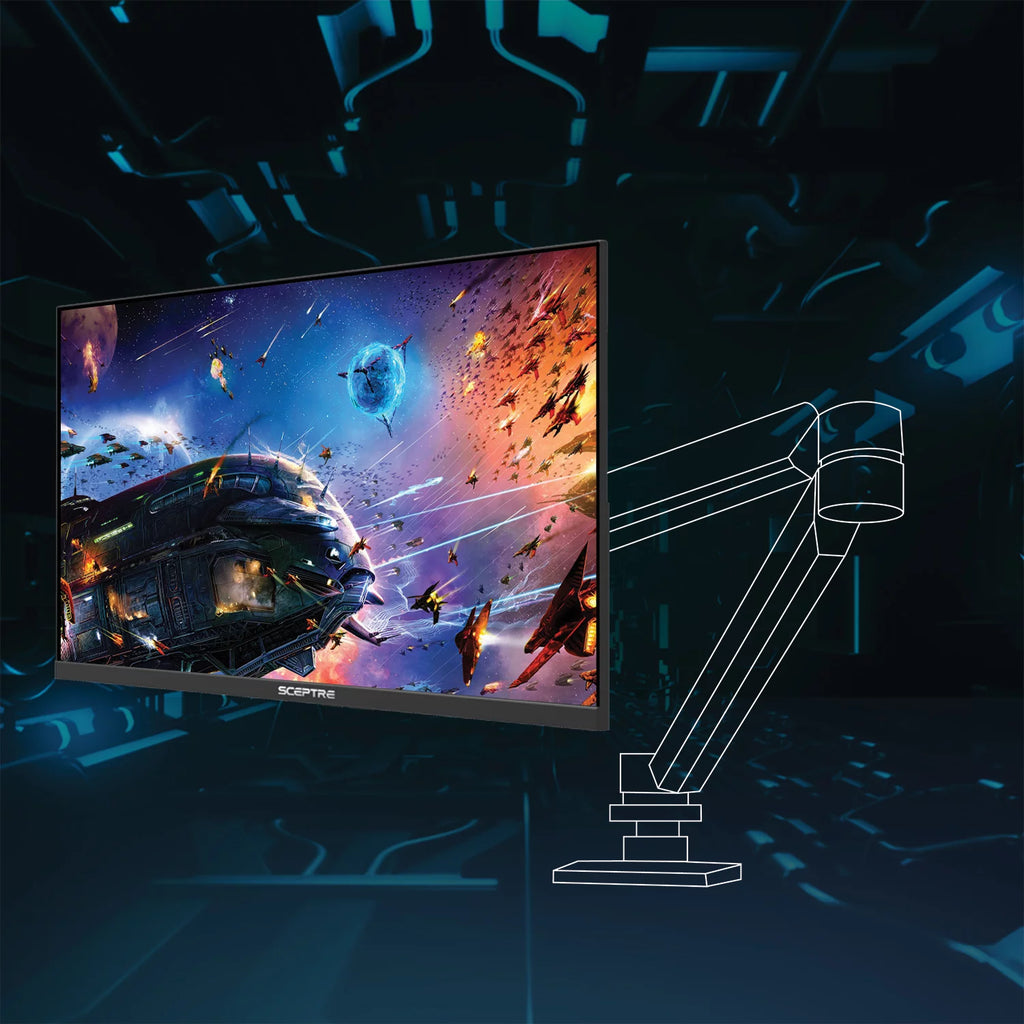Sceptre 27-inch IPS Gaming Monitor 165Hz DisplayPort HDMI, Machine Black D622952