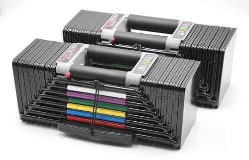 PowerBlock Elite EXP 70-90 lb. Dumbbell Kit, Stage 3 Expansion, Black Y58732