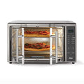 Oster Air Fryer Oven 10-in-1 Countertop Toaster Large Enough for 2 Pizzas Stainless Steel French Doors XL Sized