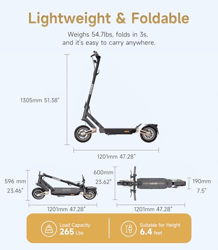 NAVEE Electric Scooter ST3 S40 for Adults, 1000W Motor, 38 Mile Range K6915