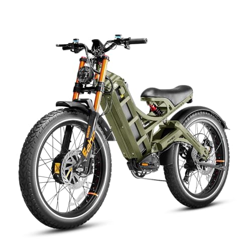 Romeo Pro 3 Electric Bike for Adults 5000W Dual Motor 60V 80Ah Fat Tire Full Suspension I27752