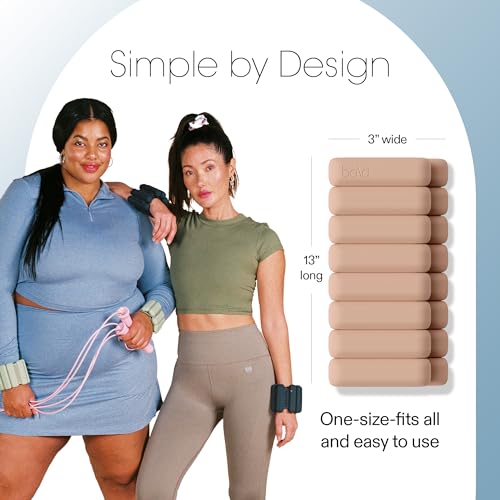 Bala Bangles Wrist & Ankle Weights Adjustable Silicone Set for Women Men Y10032